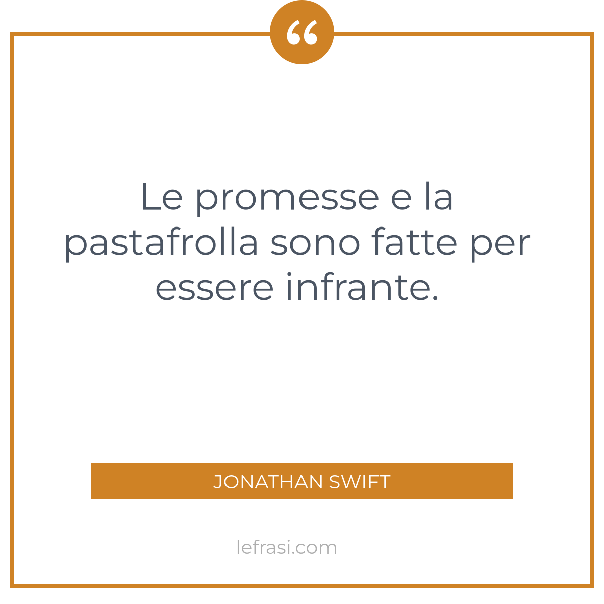 Le Promesse E La Pastafrolla Sono Fatte Per Essere Infrante