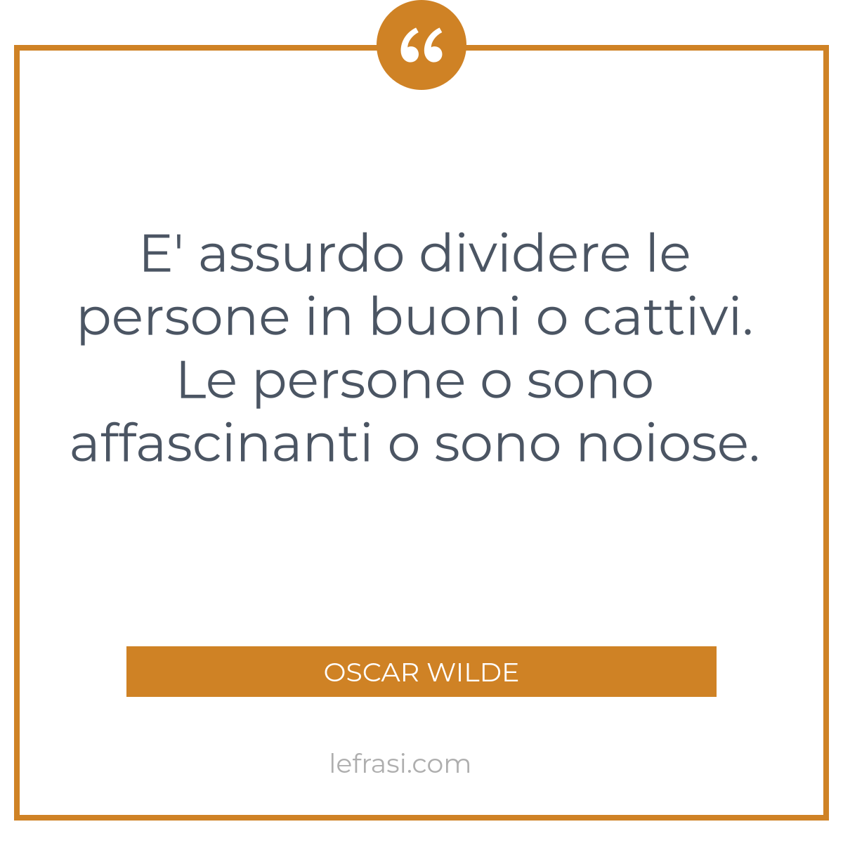 E Assurdo Dividere Le Persone In Buoni O Cattivi Le Persone