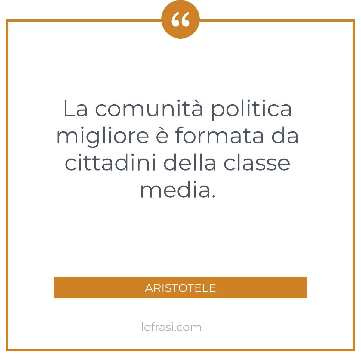 La Comunita Politica Migliore E Formata Da Cittadini De