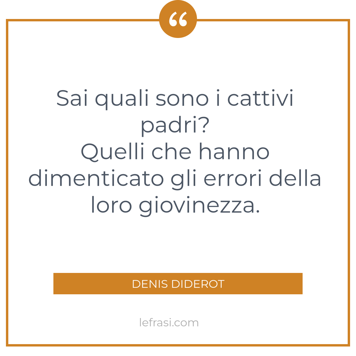 Sai Quali Sono I Cattivi Padri Quelli Che Hanno Dimentic