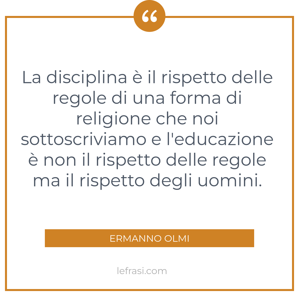 La Disciplina E Il Rispetto Delle Regole Di Una Forma Di