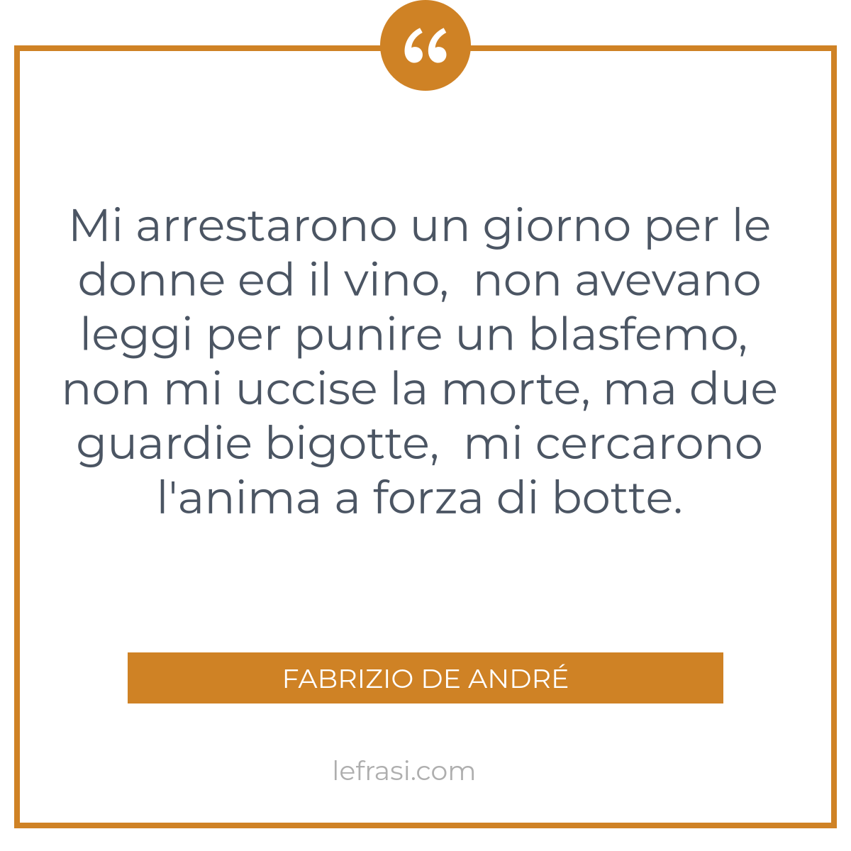 Mi Arrestarono Un Giorno Per Le Donne Ed Il Vino Non Av