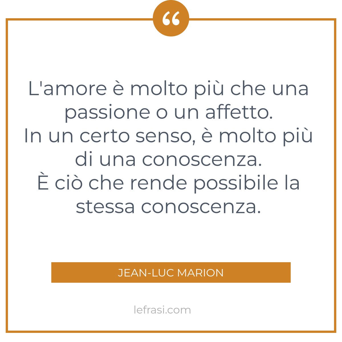 L Amore E Molto Piu Che Una Passione O Un Affetto In U