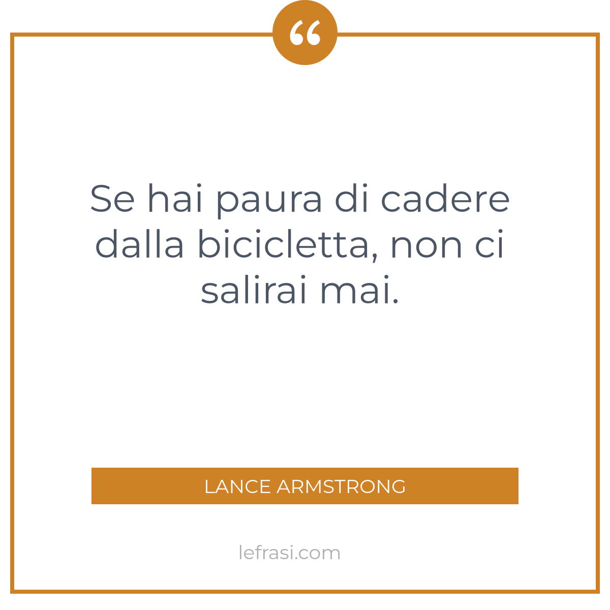 bicicletta cadere frasi