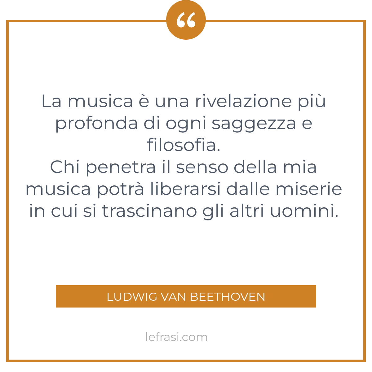 La Musica E Una Rivelazione Piu Profonda Di Ogni Saggez