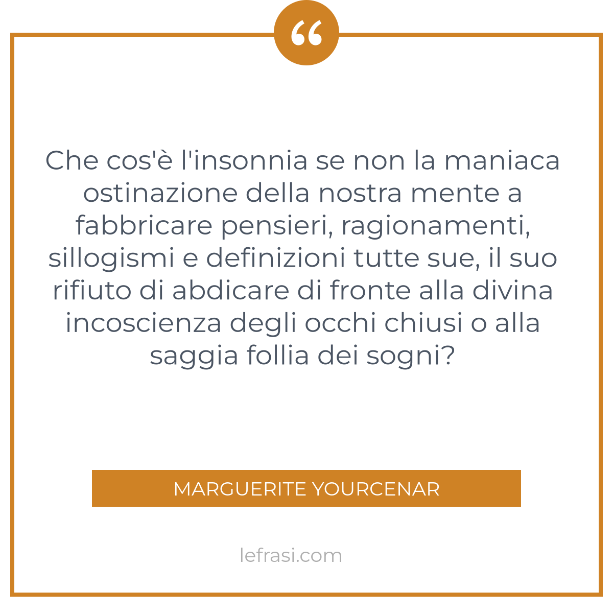 Che Cos E L Insonnia Se Non La Maniaca Ostinazione Della