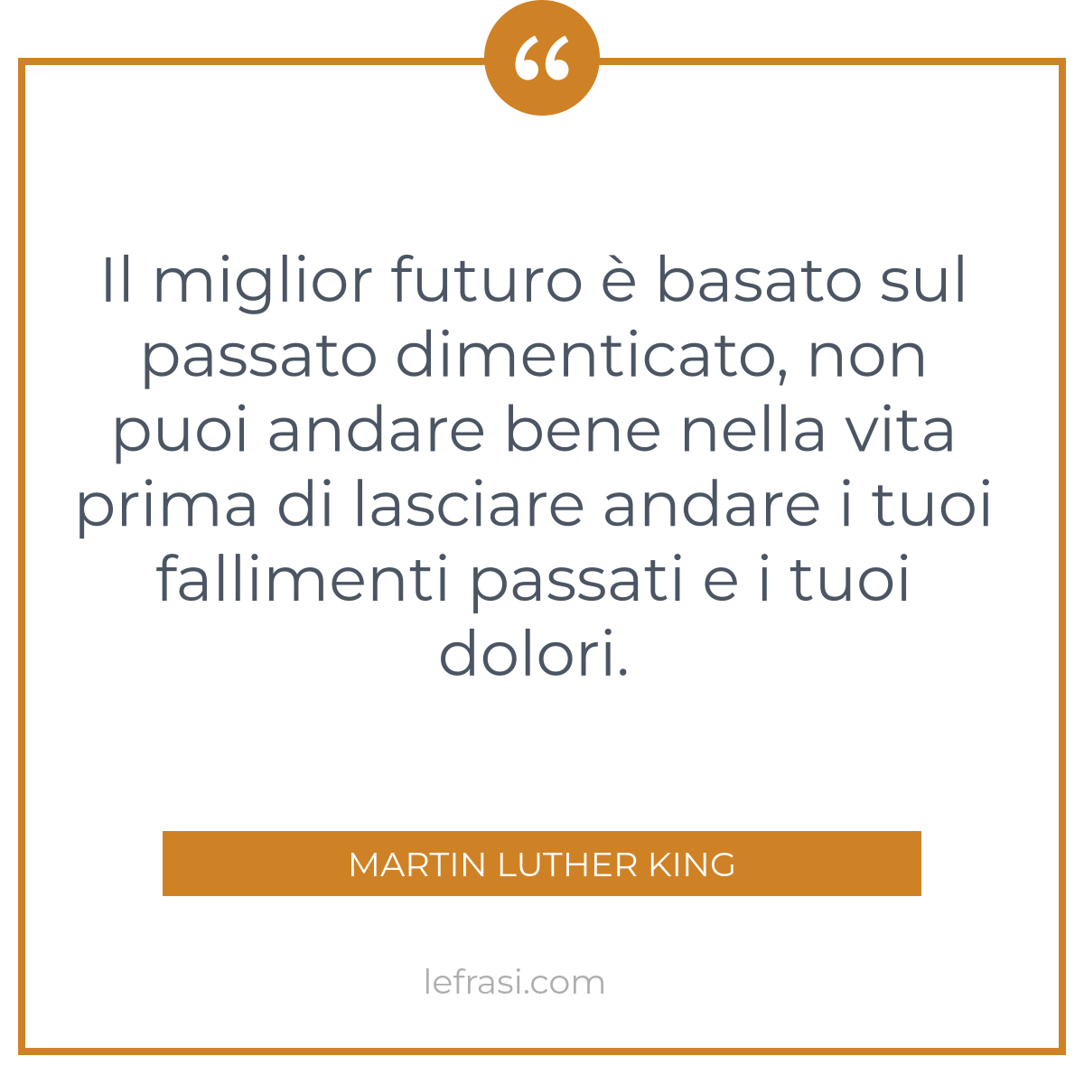 Il Miglior Futuro E Basato Sul Passato Dimenticato Non