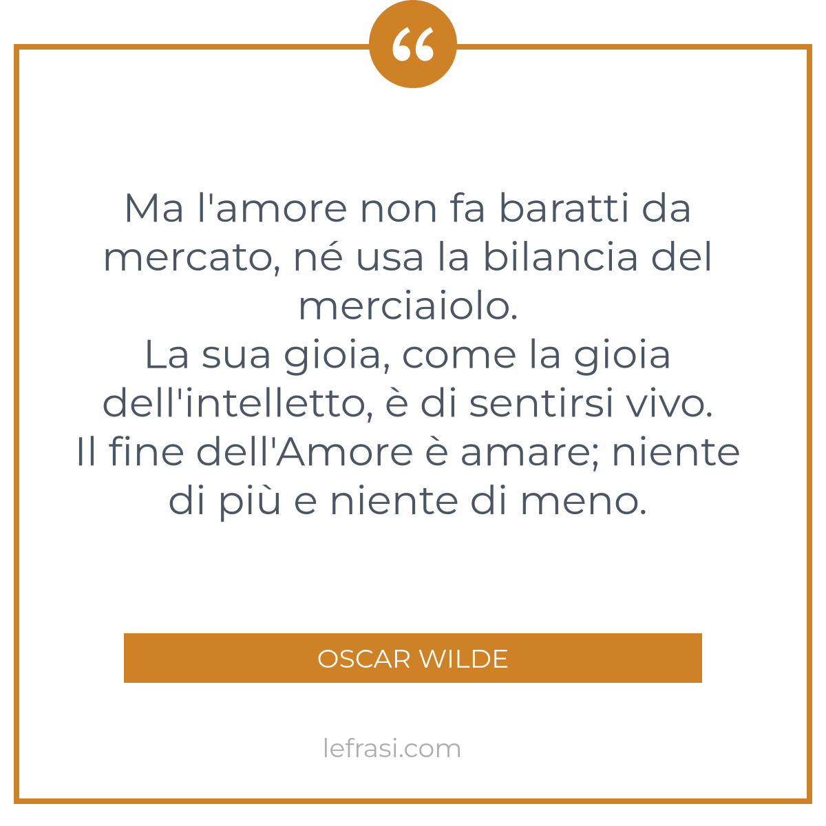 Ma L Amore Non Fa Baratti Da Mercato Ne Usa La Bilancia