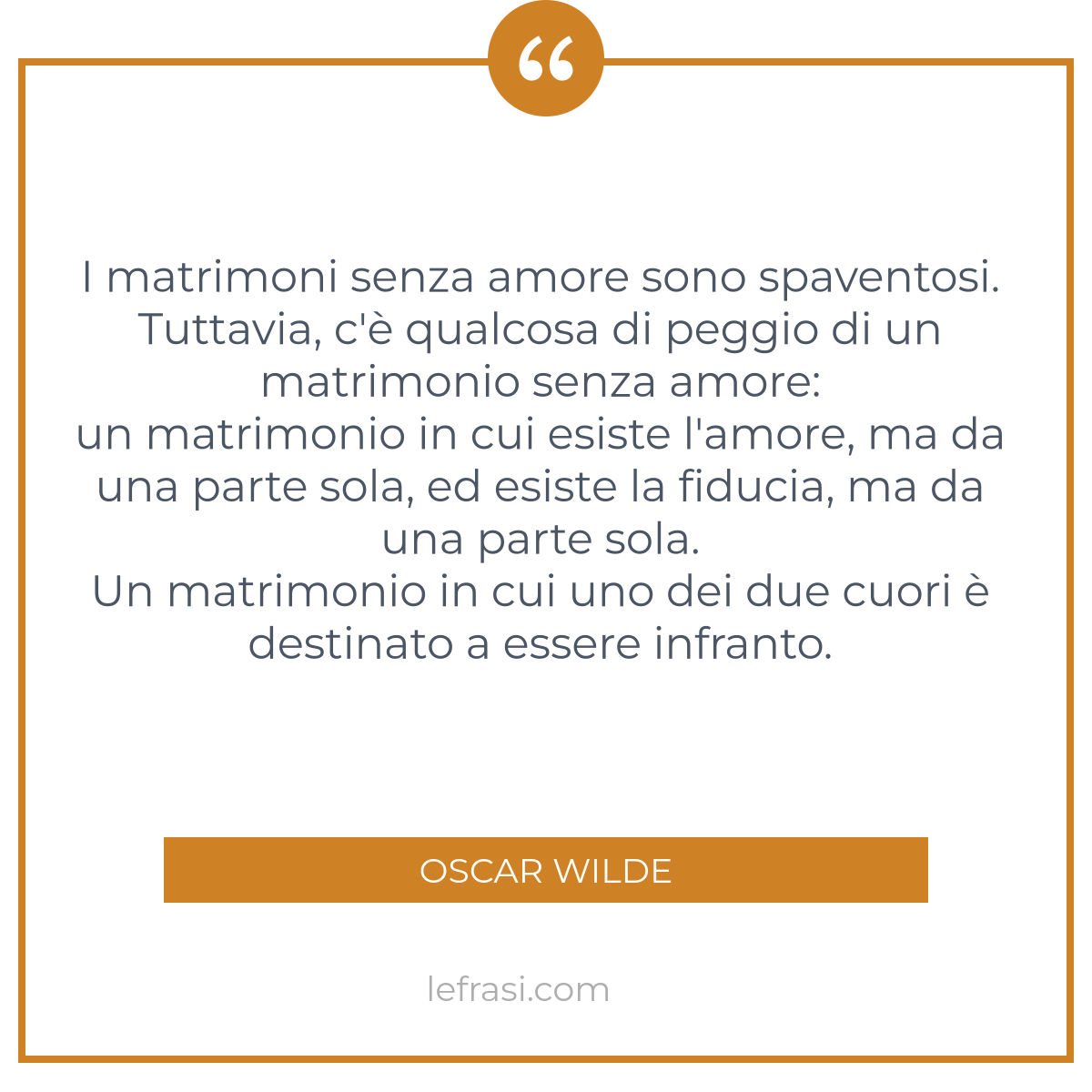 I Matrimoni Senza Amore Sono Spaventosi Tuttavia C E Q