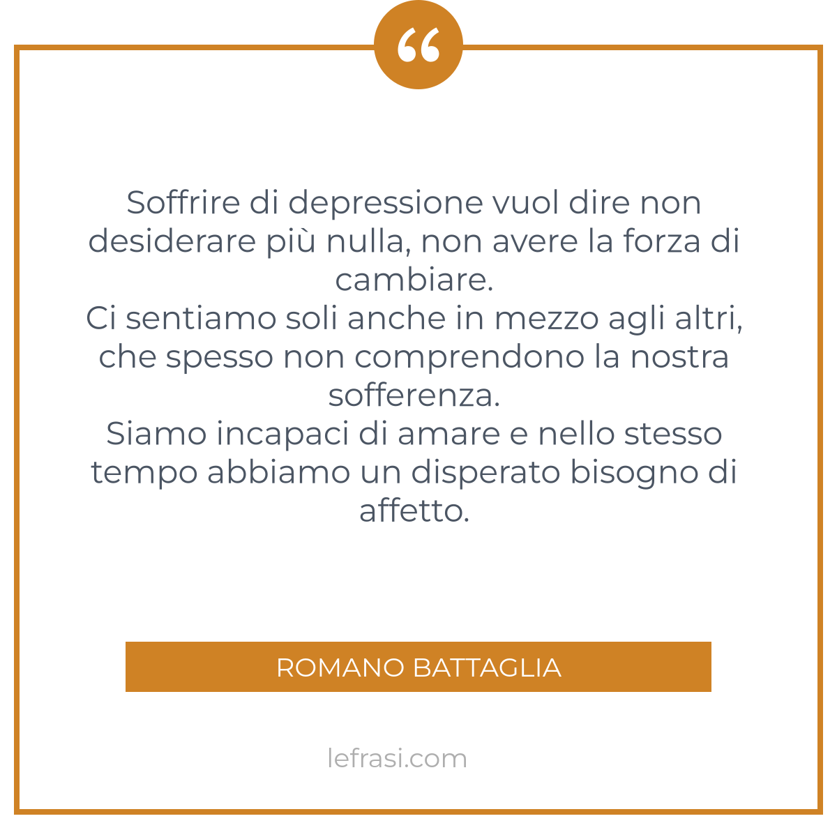 Soffrire Di Depressione Vuol Dire Non Desiderare Piu Nul