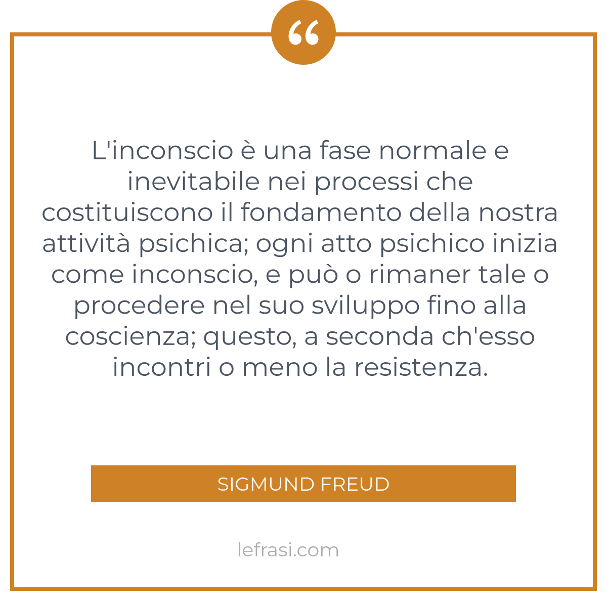 L Inconscio E Una Fase Normale E Inevitabile Nei Process