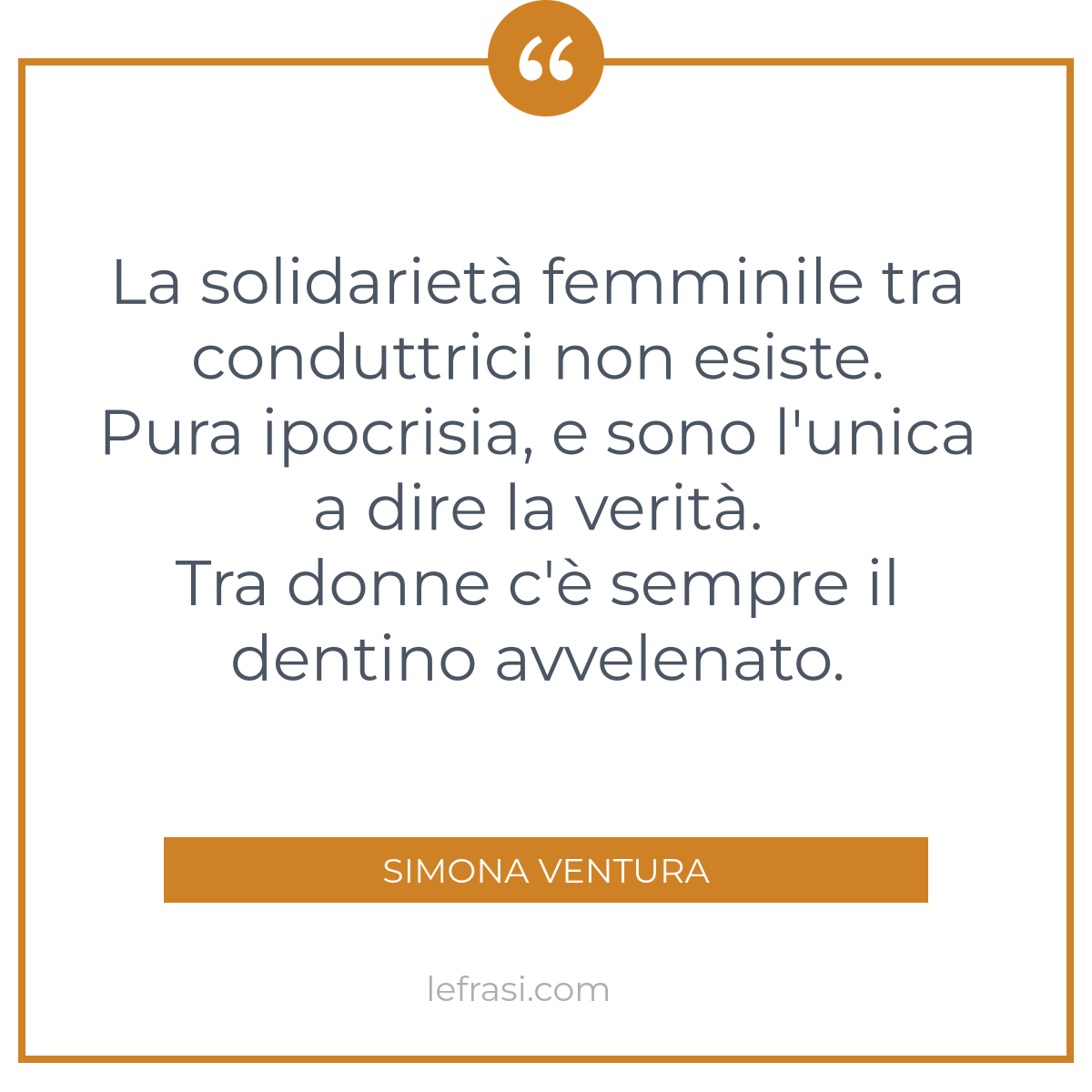 La Solidarieta Femminile Tra Conduttrici Non Esiste Pur